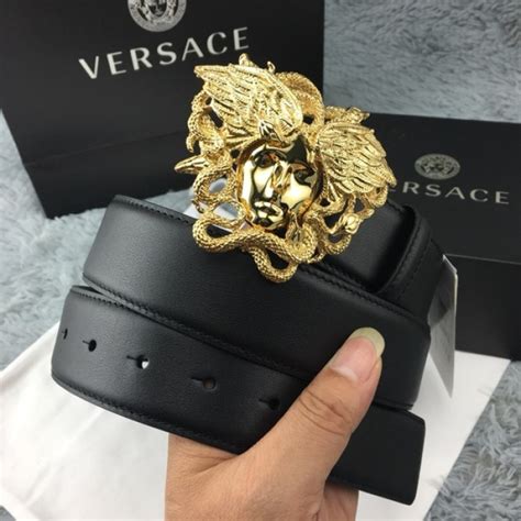 replica versace medusa belts|vintage versace medusa belt.